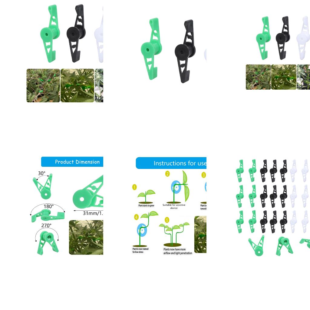 Gardening Tools Description - Clips d'entraînement pour plantes réutilisables, 30