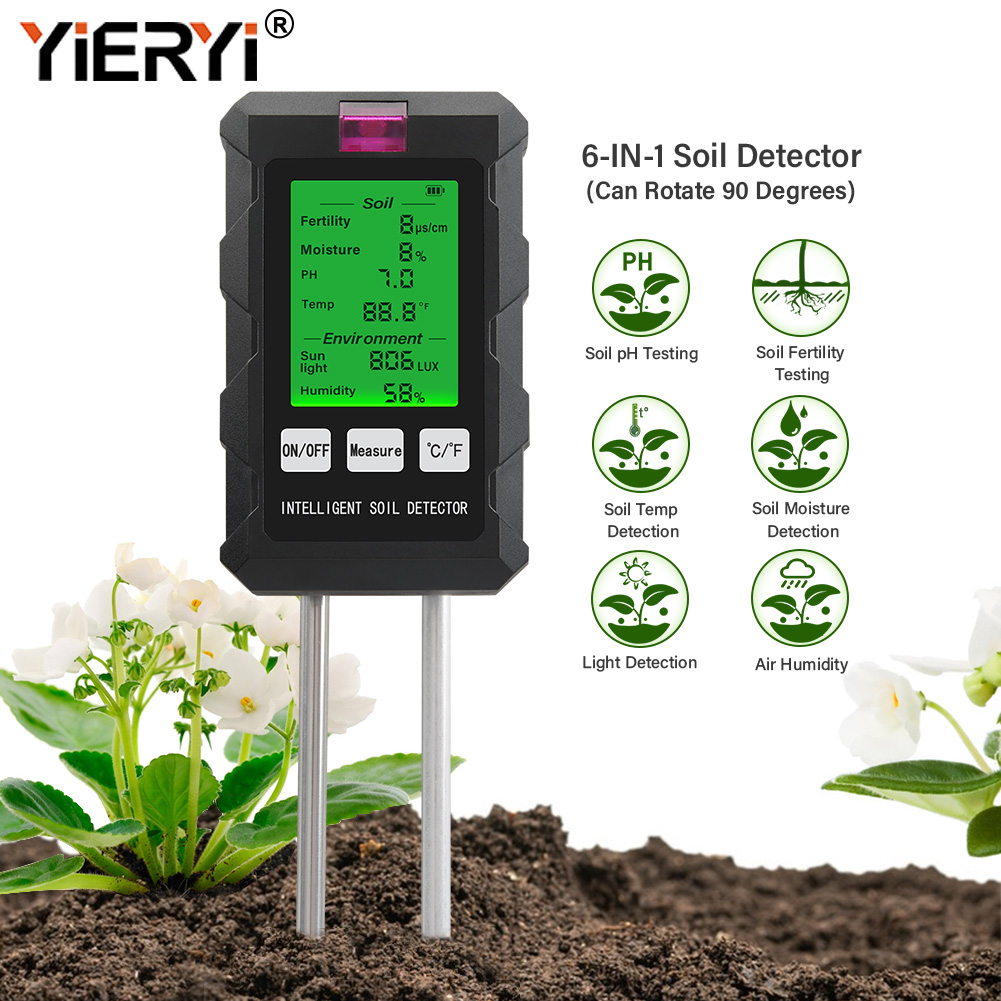 Soil Ph Meter - Testeur de sol numérique 6 en