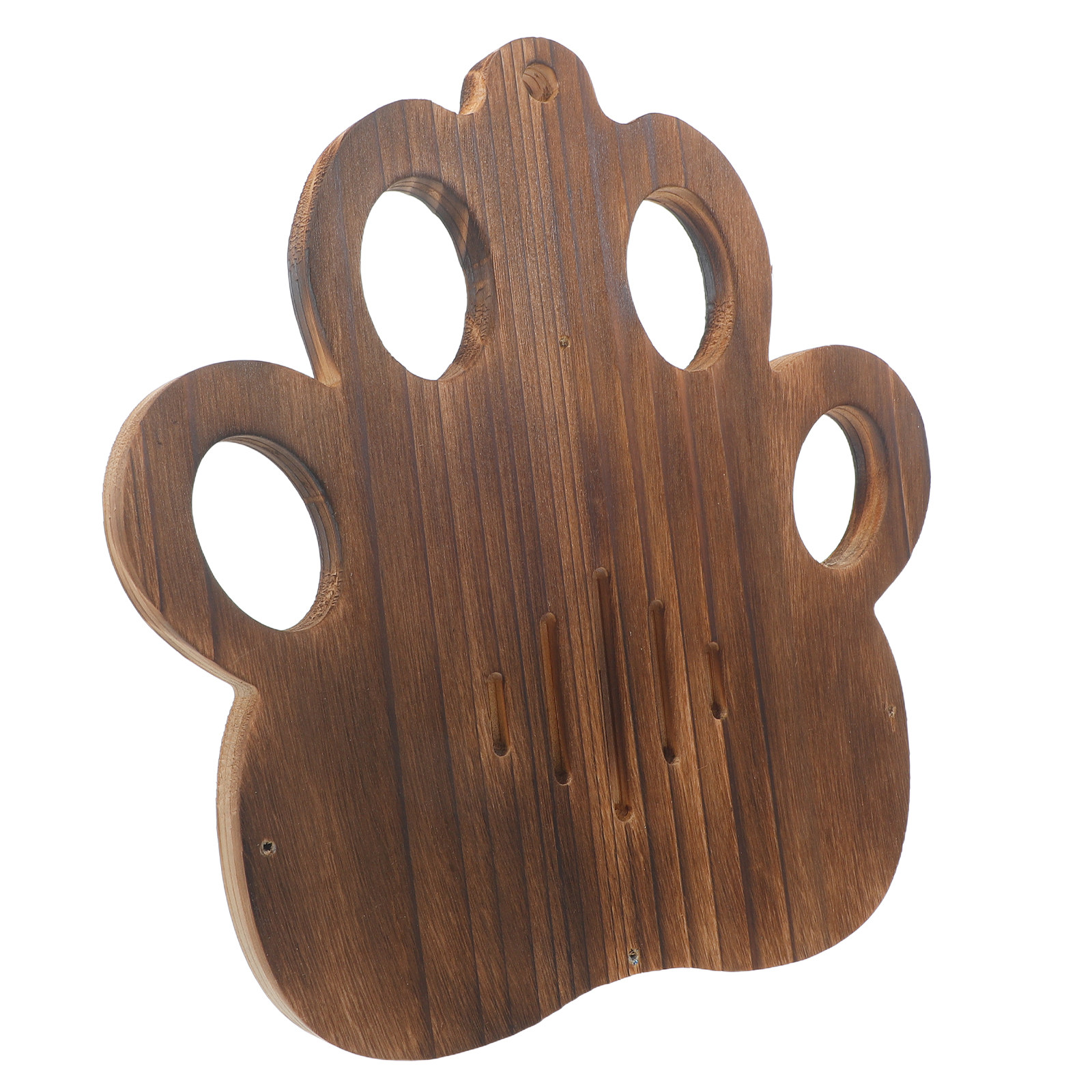 Vertical Wall Planter - Support mural en bois motif patte