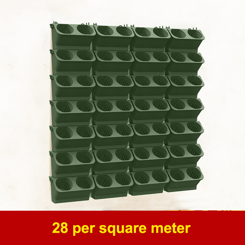 Vertical Wall Planter - Pot de fleurs mural suspendu, 1