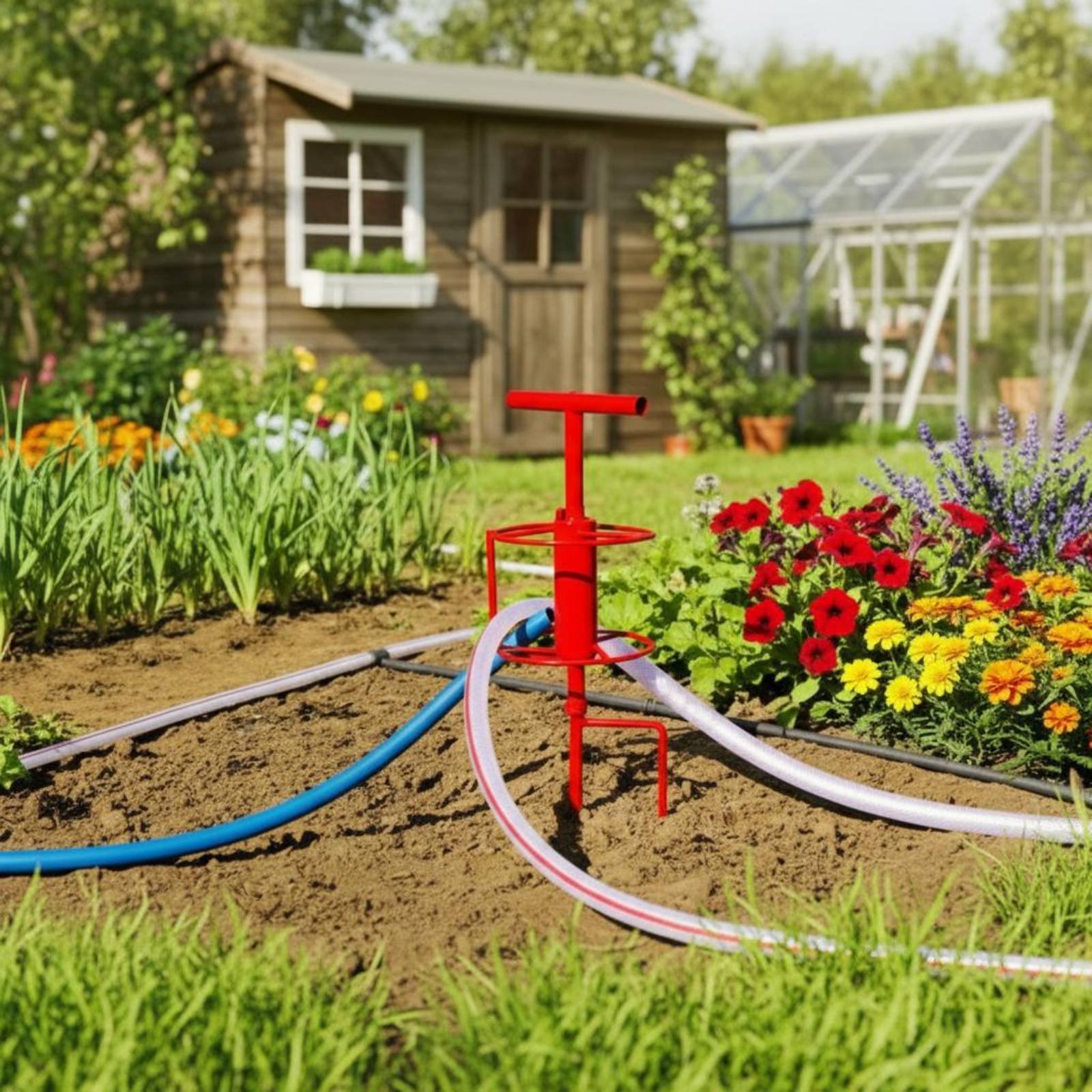 Gardening Tools Guide - Outil de rotation pour tuyau d'irrigation