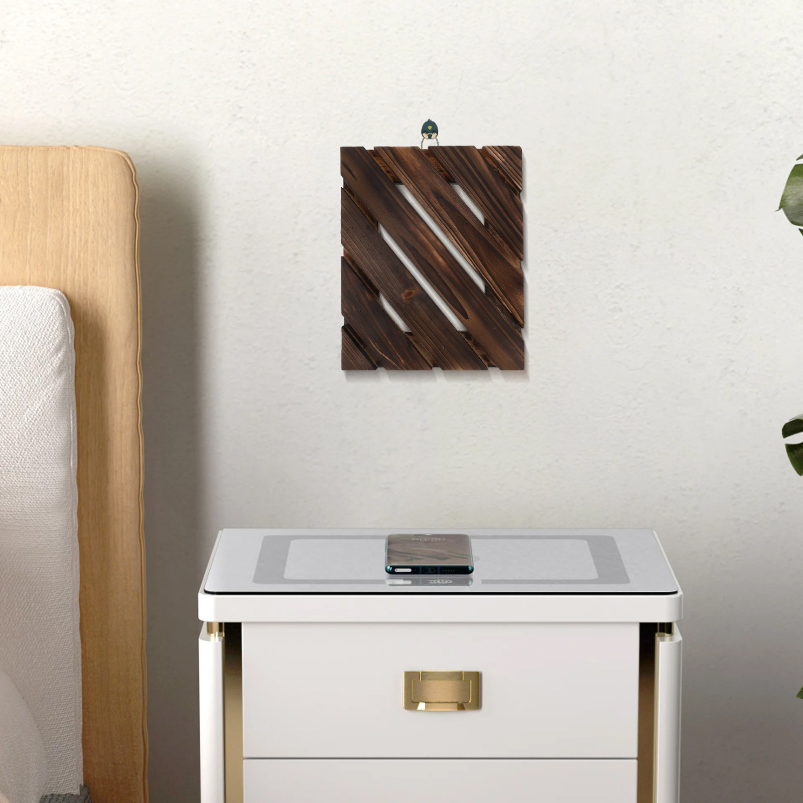 Vertical Wall Planter - Jardinière murale en bois pour fougères