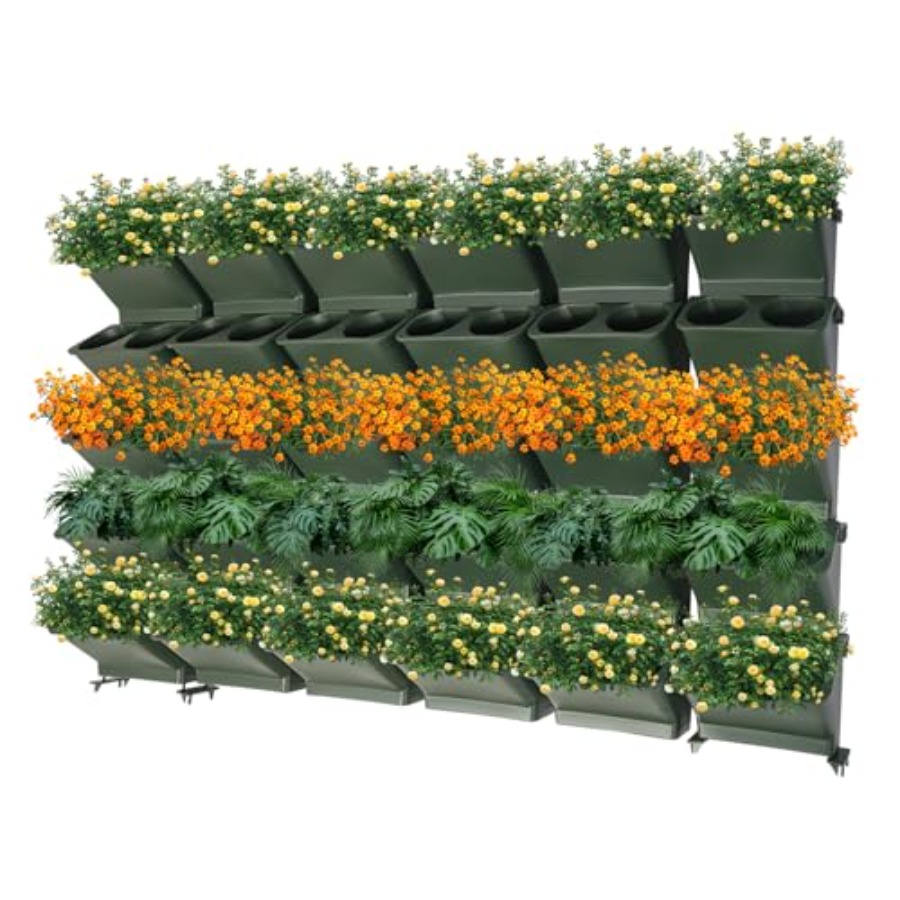 Vertical Wall Planter - Jardinière murale verticale pour balcon et