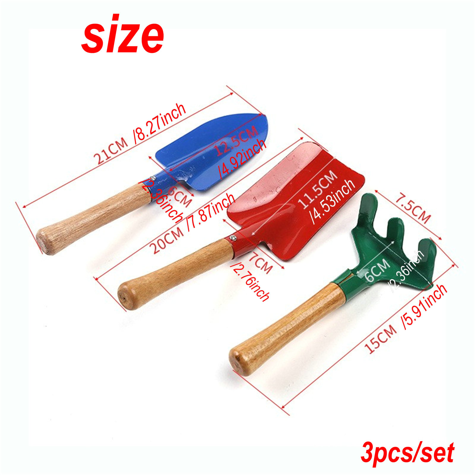 Un ensemble de trois pièces, o - Gardening Tools Toys avis et prix