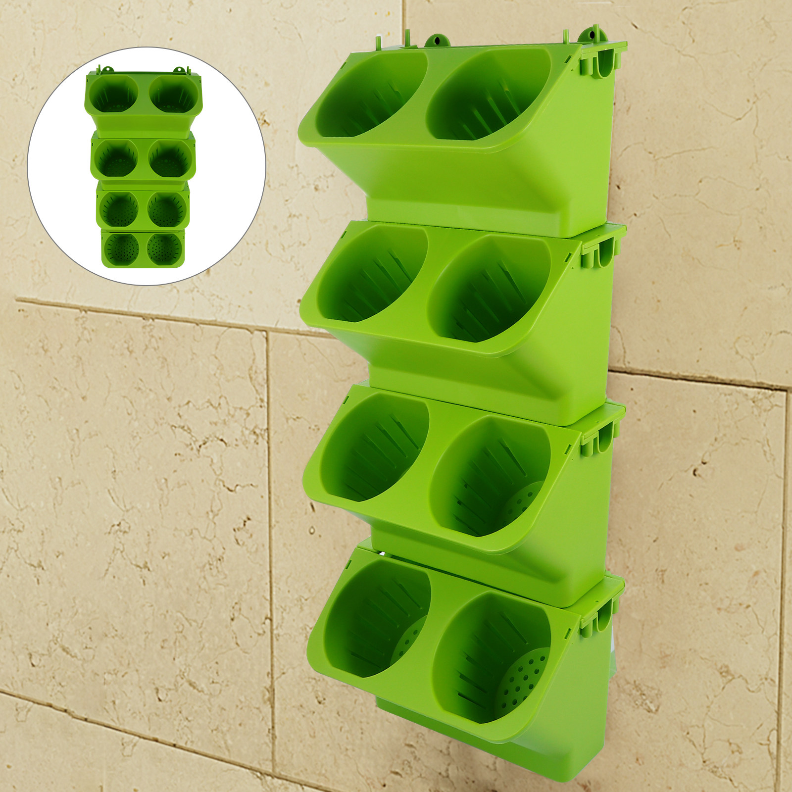 Ensemble de 4 jardinières mura - Vertical Wall Planter avis et prix
