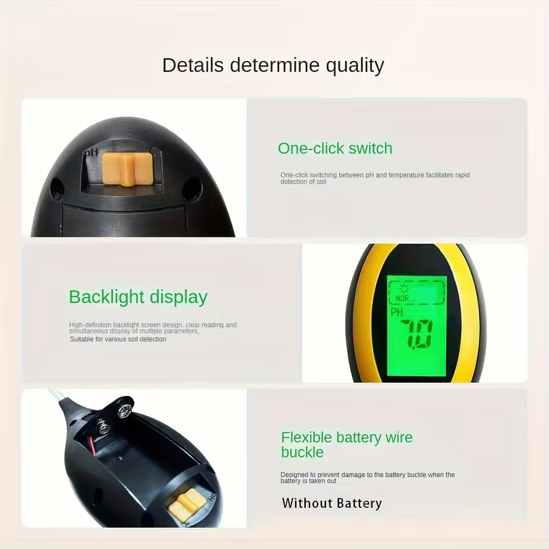 Testeur d'humidité du sol 4-en - Soil Ph Meter avis et prix