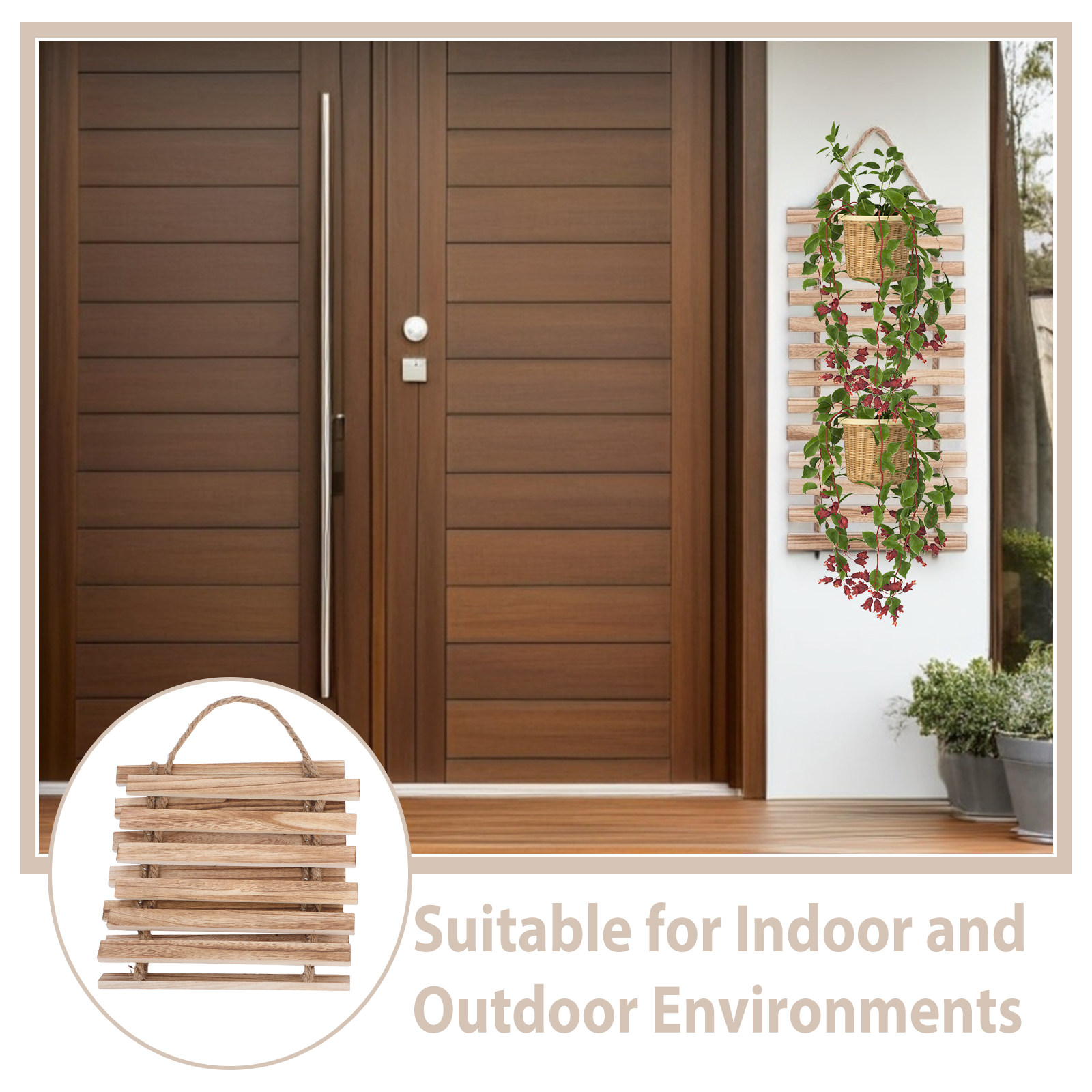 Treillis mural en bois massif  - Vertical Wall Planter avis et prix