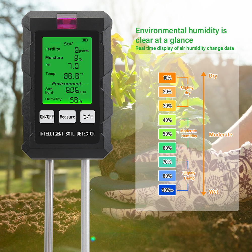 Testeur de sol numérique 6 en  - Soil Ph Meter avis et prix