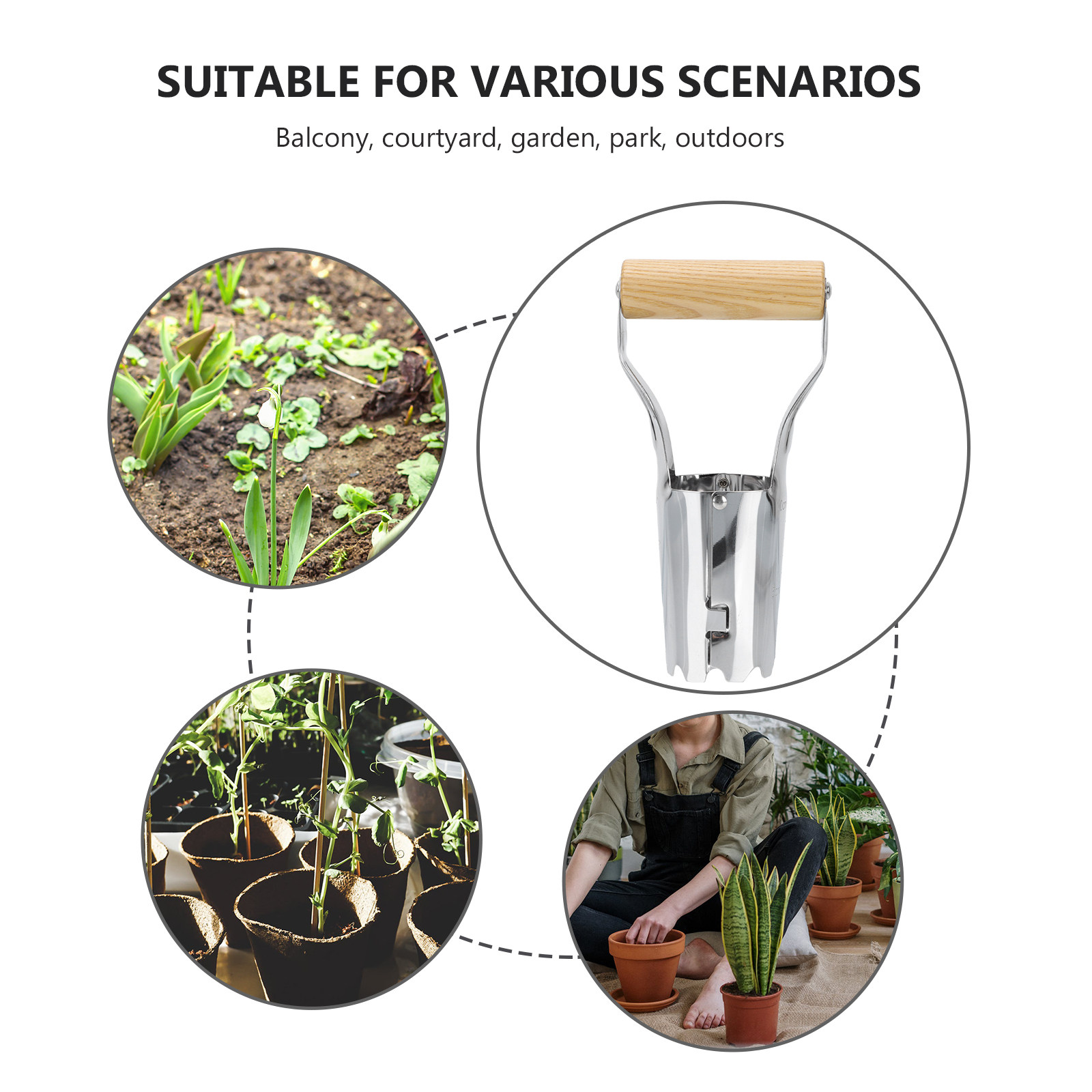 1 pièce : Transplanteur de jar - Gardening Tools Youtube avis et prix