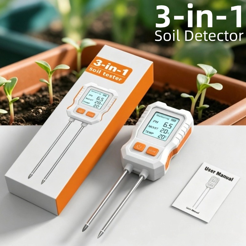 Testeur de sol numérique 3-en- - Soil Ph Meter avis et prix
