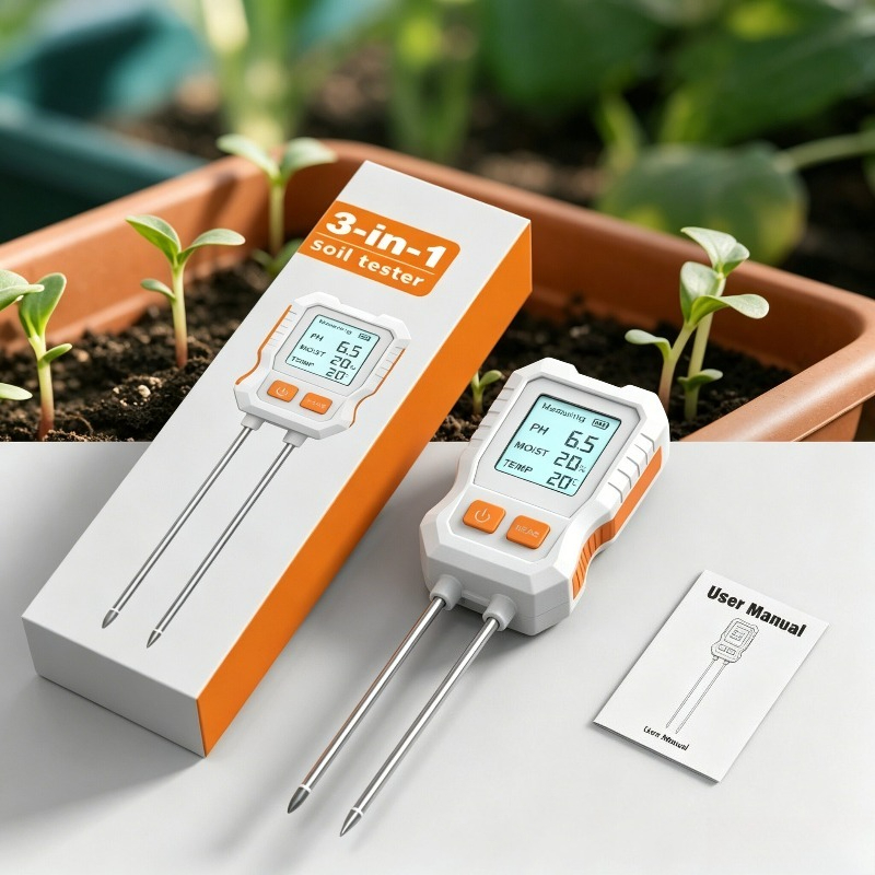 Testeur de sol numérique 3-en- - Soil Ph Meter avis et prix