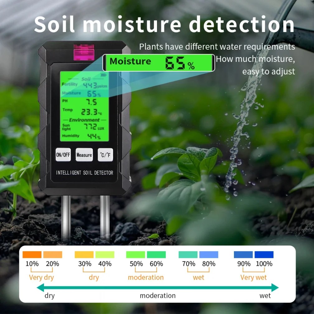 Testeur de sol 6 en 1 : pH du  - Soil Ph Meter avis et prix