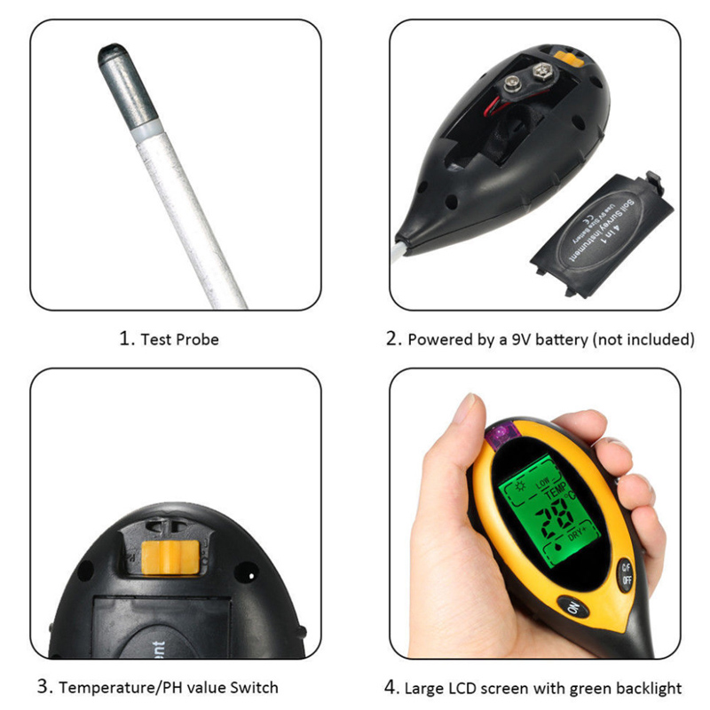NOUVEAU Testeur de sol LCD 202 - Soil Ph Meter avis et prix