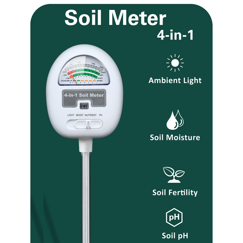 Humidimètre du sol 4 en 1, PH  - Soil Ph Meter avis et prix